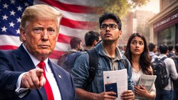 ट्रंप की सख्ती, नियमों में बदलाव… भारतीय छात्रों के वीजा में 69% की कमी