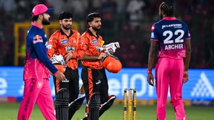 RR vs SRH match scorecard, SRH captain Pat Cummins, RR Captain Riyan Parag