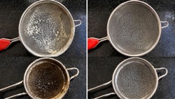गंदगी जमने से काली और चिपचिपी हो गई है चाय और आटे की छलनी, मिनटों में ऐसे करें साफ