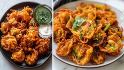 कुरकुरे पकोड़े बनाने का सीक्रेट! प्याज-हरी मिर्च में बेसन डालकर इस तरह बनाएं पकोड़े
