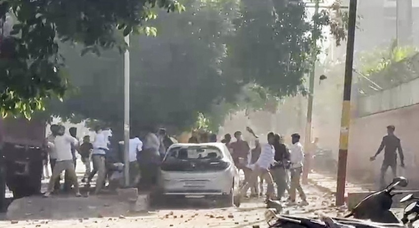 Noida workers protest