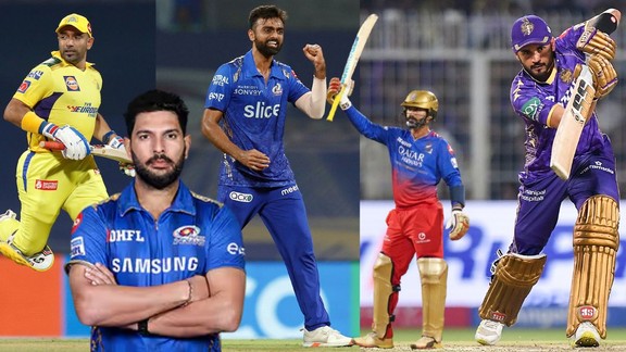 IPL players multiple teams, IPL most teams played, Yuvraj Singh IPL teams