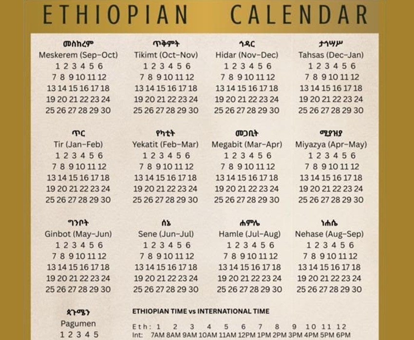Ethiopian Calendar