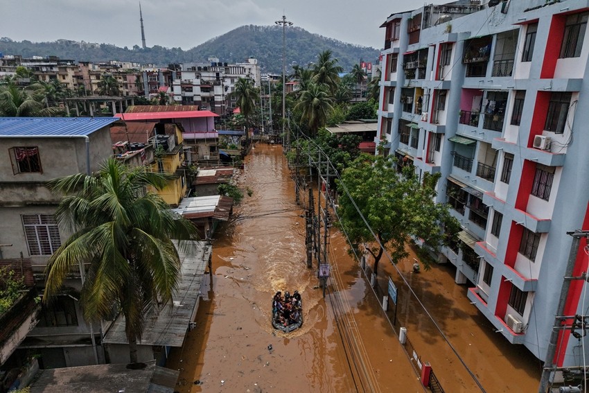 Guwahati flood situation