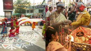 Pohela Boishakh 2026: मंदिरों में उमड़ी श्रद्धालुओं की भीड़, ममता बनर्जी ने की पूजा, बंगाल में पोइला बोइशाख का भव्य जश्न