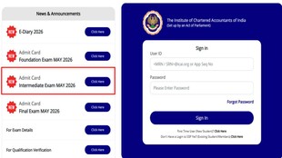 ICAI CA Admit Card, Foundation Course Admit Card, eservices.icai.org