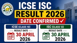 ICSE ISC Result 2026 Date: आईसीएसई, आईएसई 10वीं-12वीं रिजल्ट 30 अप्रैल को होगा जारी, 4 लाख बच्चे कर रहे इंतजार