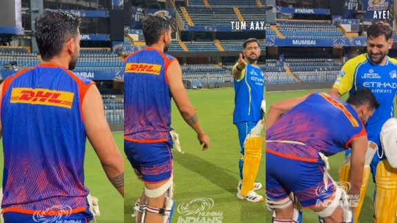 IPL 2026, MI vs CSK, Deepak Chahar meets MS Dhoni