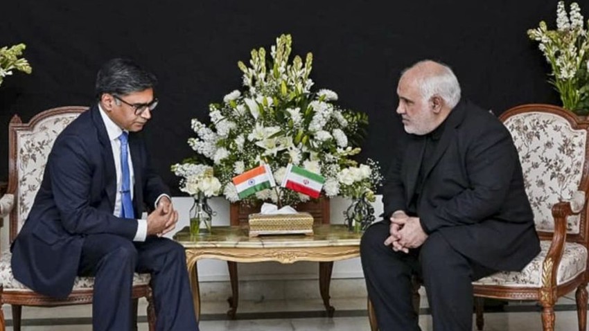 Indian Ships Firing in Hormuz |