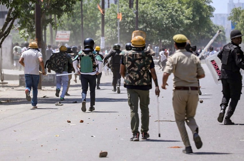 Factory workers violence