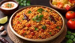 5 मिनट में तैयार करनी है रेसिपी, हल्के ब्रेकफास्ट के लिए बनाएं कर्नाटक का मशहूर टमाटर राइस