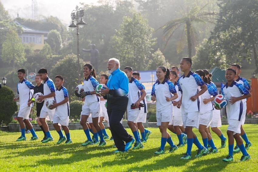 Modi Bengal elections football connection