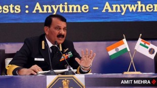 Operation Sindoor, Admiral Dinesh K Tripathi statement Navy, India Pakistan naval tension
