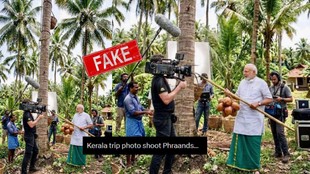 fact check, Lighthouse Journalism, PM Narendra Modi AI generated image, Kerala Keralam, AI generated image, fake news, misleading claim