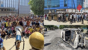 Noida Erupts as Workers Salary Protest Escalates into Violence