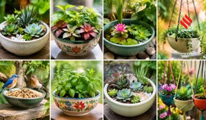Old Bowls Reuse Ideas
