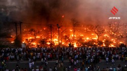 लखनऊ की झुग्गी बस्ती में भीषण आग, 300 से ज्यादा झोपड़ियां जलकर खाक, लपटों ने ली मासूमों की जान, सामने आई दर्दनाक तस्वीरें