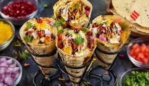 Papad Cone Chaat Recipe