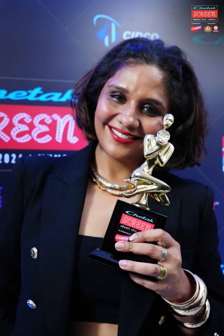 Preetisheel Singh D’souza won the award in the Best Hairstyling and Make-Up category