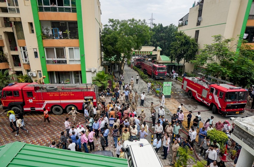 High-rise fire inciden