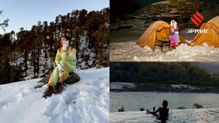 Sara Ali Khan Enjoys Solo Time in the Mountains