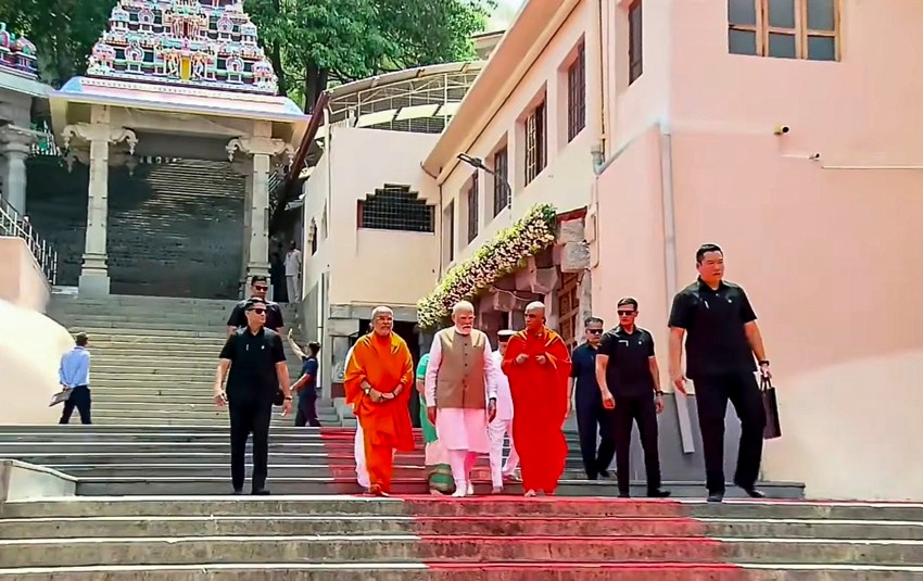 Sacred Hills Witness Historic Event as PM Modi Inaugurates Temple