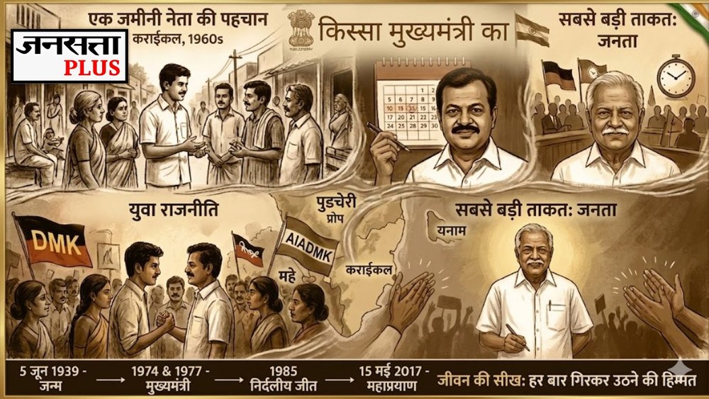 'किस्सा मुख्यमंत्री का': पुडुचेरी के चौथे मुख्यमंत्री सुब्रह्मण्यम रामसामी। (Image Source: GeminiAI)