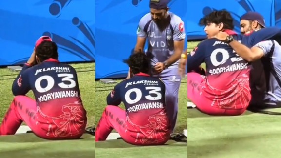 Vaibhav Sooryavanshi Crying, KKR vs RR