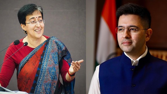Raghav chadha |Atishi Marlena | aam aadmi party