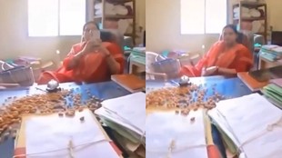 man bizarre protest in bilaspur housing board office video viral