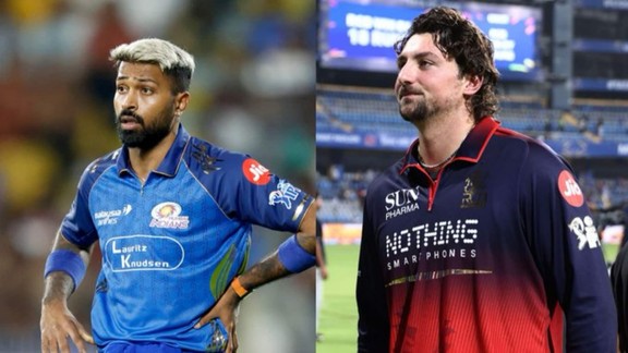 MI vs RCB, Hardik Pandya Fine, Tim David Fine