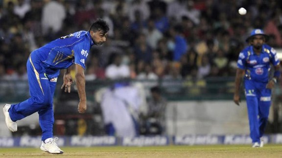ipl 2014, mi playing 11 change after toss, praveen kumar