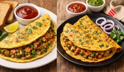 बच गई है शाम की सब्जी, तो सुबह फटाफट तैयार कर लें वेज ऑमलेट और चीला