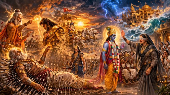 mahabharat, mahabharat katha, mahabharat ki kahani, mahabharat ke patra, pandav mahabharat, mahabharat kaha hui, mahabharat, महाभारत कथा, mahabharat famous curses, gandhari curse to lord krishna, पांडु को मिला शाप,mahabharat katha 7 bade shraap,mahabharat 7 curses story hindi, 7 shraap mahabhara, story, lord krishna death story, curses story in mahabharat, महाभारत में कृष्ण ने किसे शाप दिया, mahabharat stories in hindi