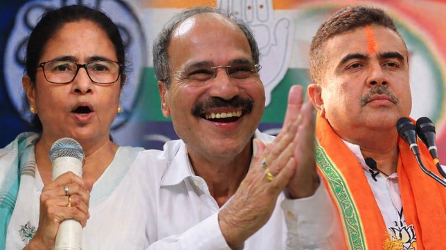 mamata banerjee | adhir ranjan chowdhury | suvendu adhikari |