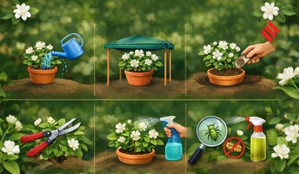 mogra plant care in summer, how to grow mogra plant, mogra plant care tips
