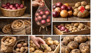 potato onion storage in summer, how to store potatoes and onions, keep potatoes fresh longer