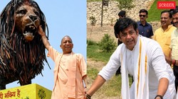 सीएम योगी ने शेर के साथ खिंचवाई तस्वीर तो डायरेक्टर बने रवि किशन, पोज देने की बताने लगे ट्रिक