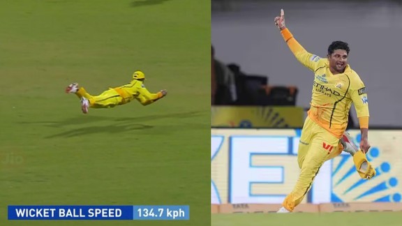 CSK vs DC, Sarfaraz Khan Catch