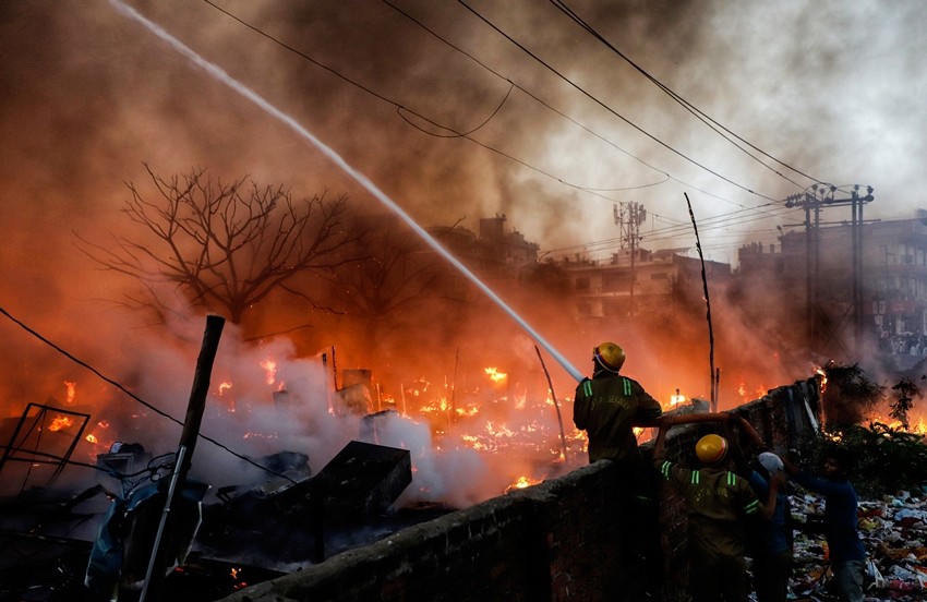 Lucknow fire news