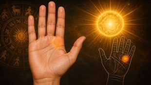 surya planet in palm, surya parvat