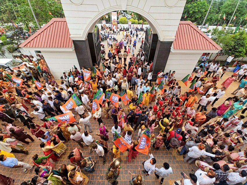 unique celebrations mark poll results