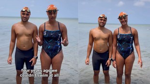 Bengaluru Couple Creates World Record, Swims from Sri Lanka to India in 11 Hours