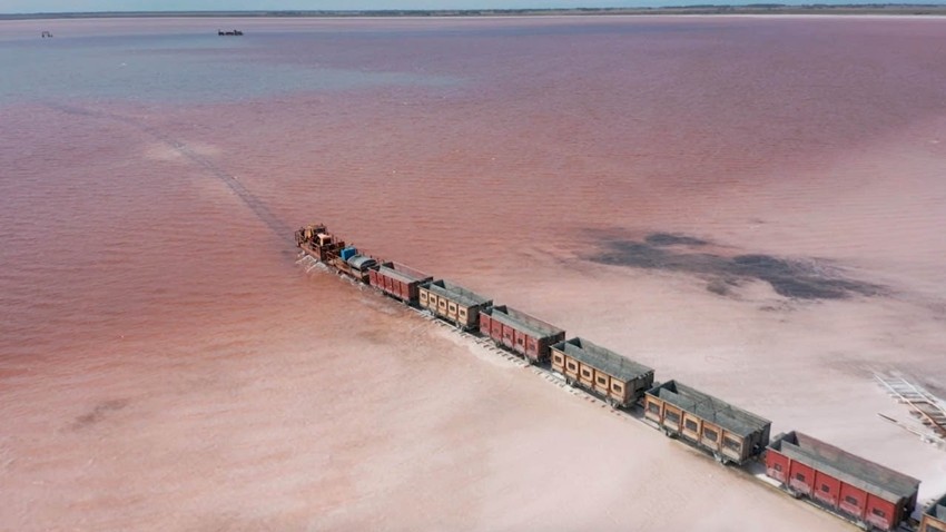 Burlinskoye Salt Lake, Russia
