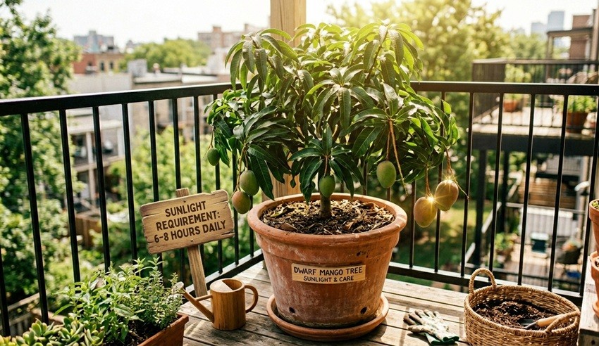 Container gardening mango