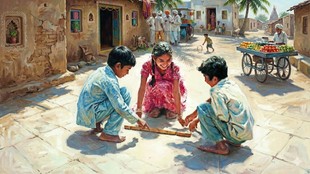 गोविंद भारद्वाज की बाल कथा: गिल्ली-डंडा | बचपन के खेल से जागी देशभक्ति और बहादुरी की मिसाल