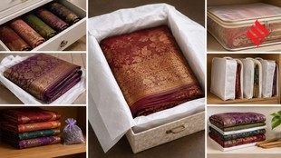 Heavy Saree Storage Tips