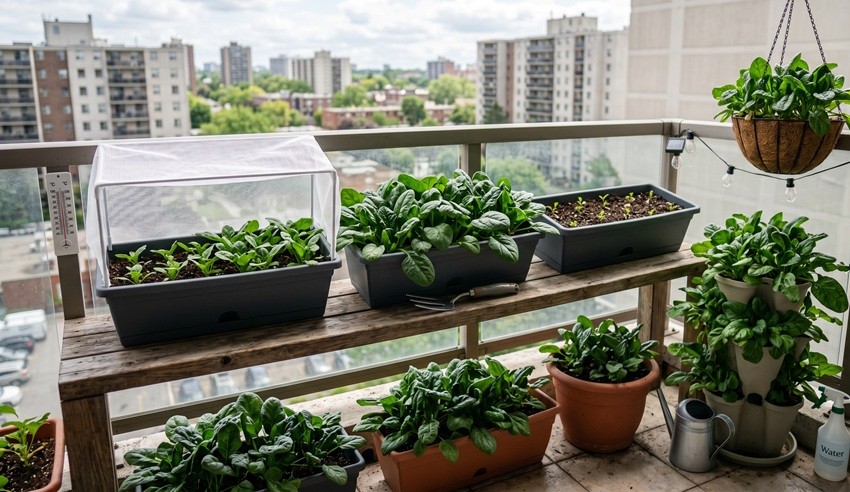 How to grow spinach year-round in small spaces