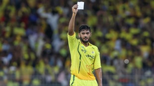 IPL 2026, CSK vs LSG, Urvil Patel Fifty Celebration