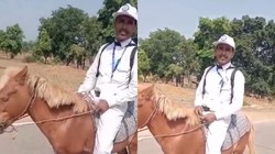 ‘कर्तव्य सर्वोपरि’: जनगणना ड्यूटी के लिए घोड़े से पहुंच रहे यह शिक्षक, इस वजह से लिए यह फैसला